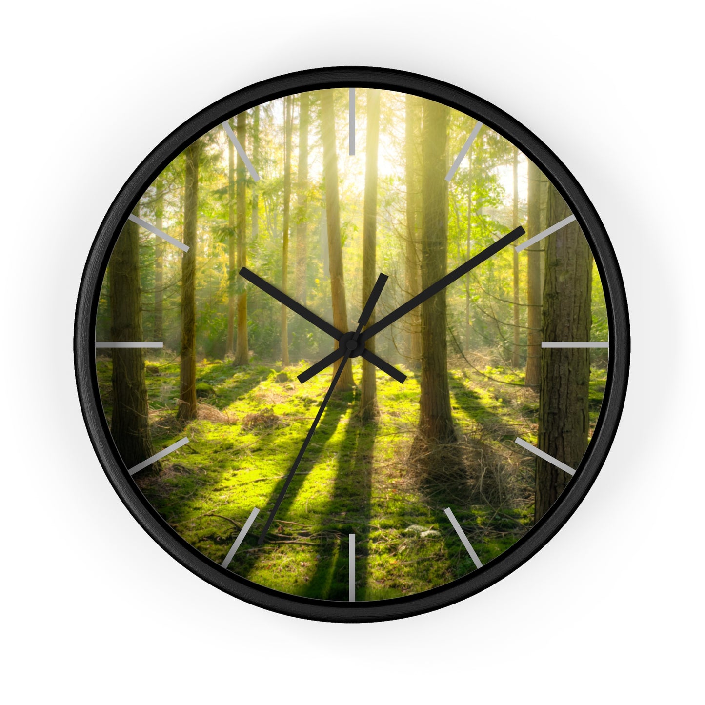 "Mossy Woodland" Wall Clock