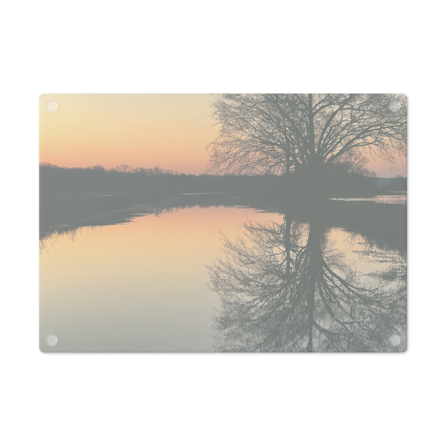 "Reflections At Sunset" Cutting Board