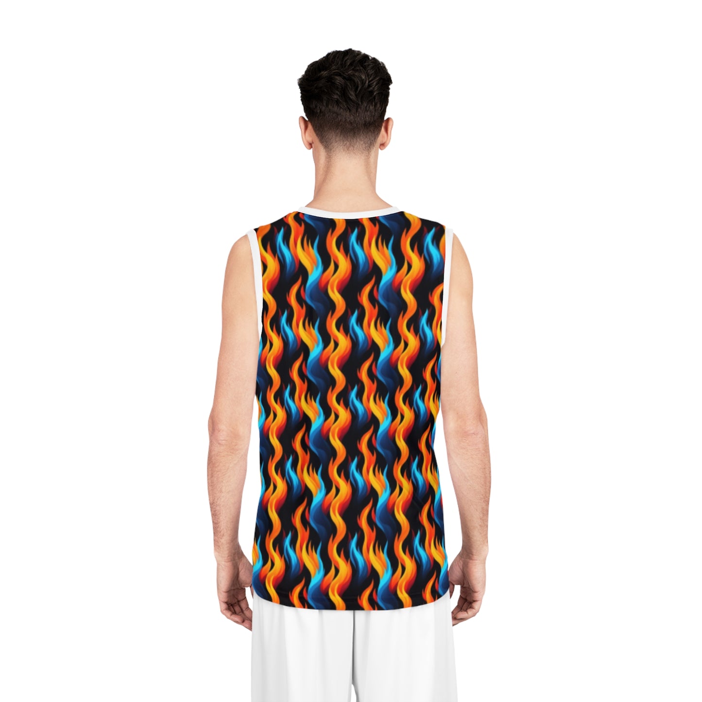 Flame Basketball Jersey (AOP)