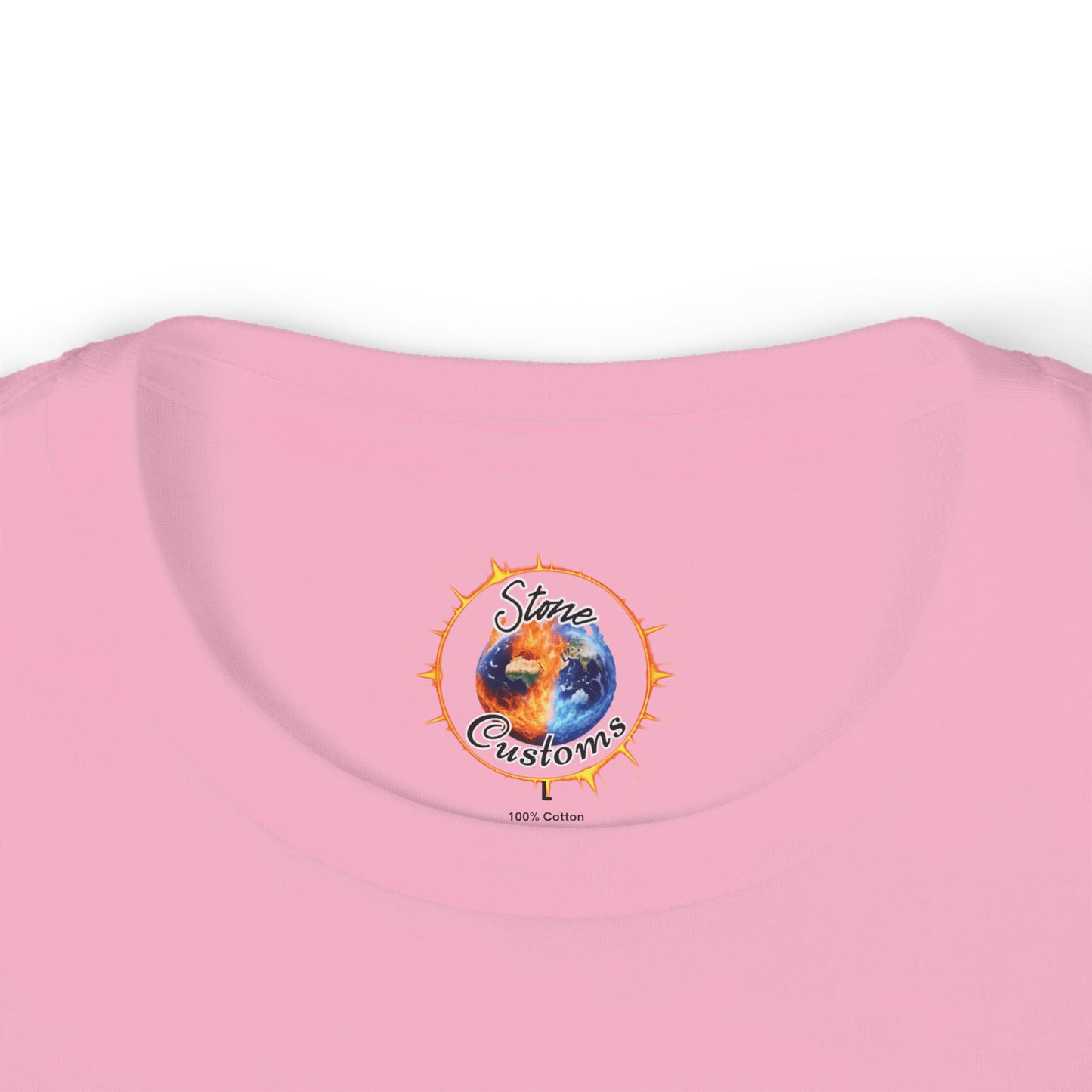 "Stone Customs" Logo on Back Kids Fine Jersey Tee