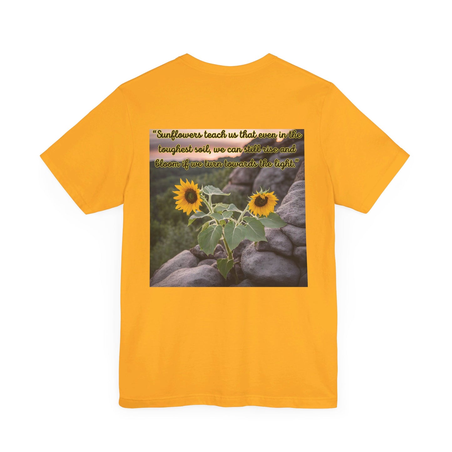 "Sunflower - Rise" Unisex Jersey Short Sleeve Tee 2