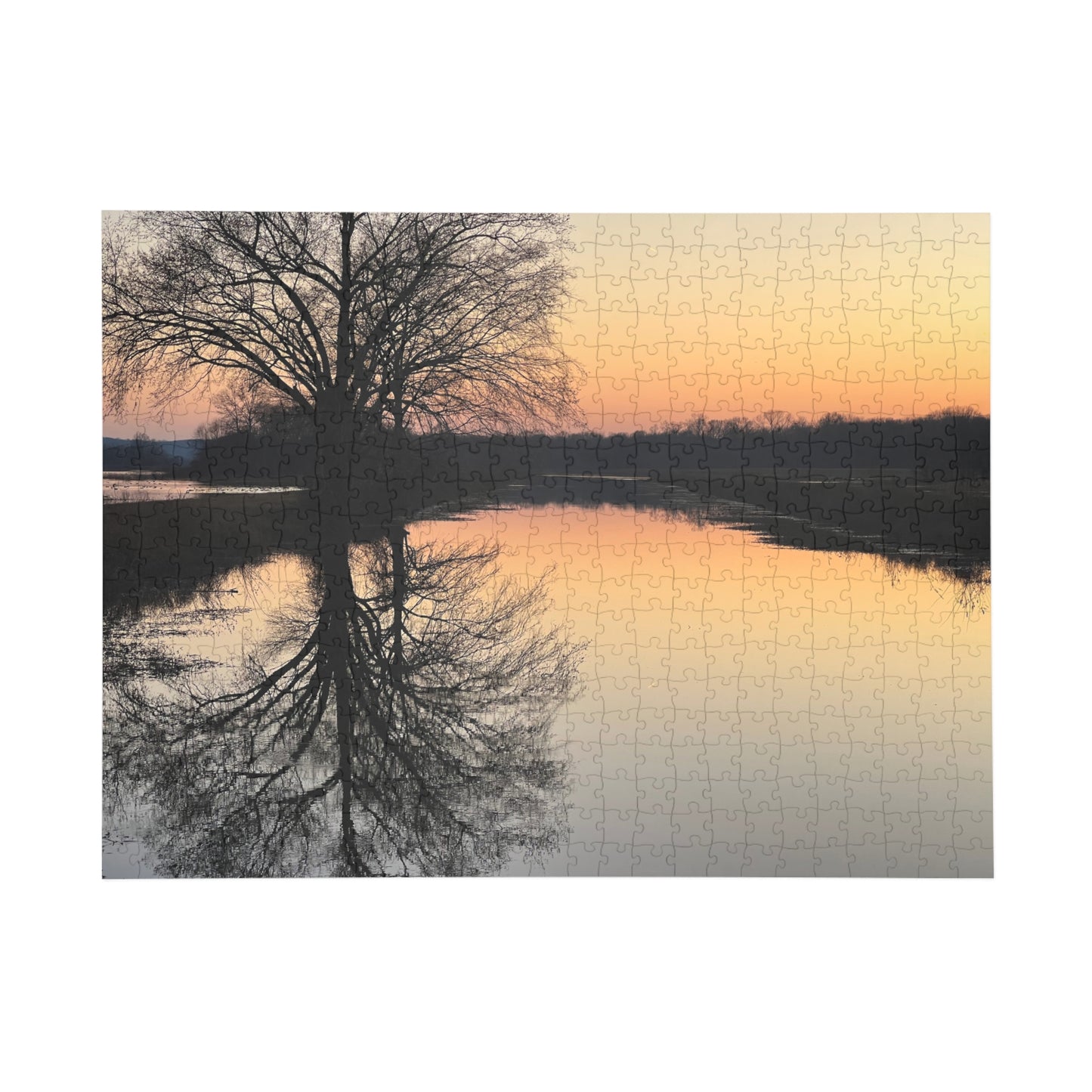 “Reflection At Sunset” Puzzle (96, 252, 500, 1000-Piece)