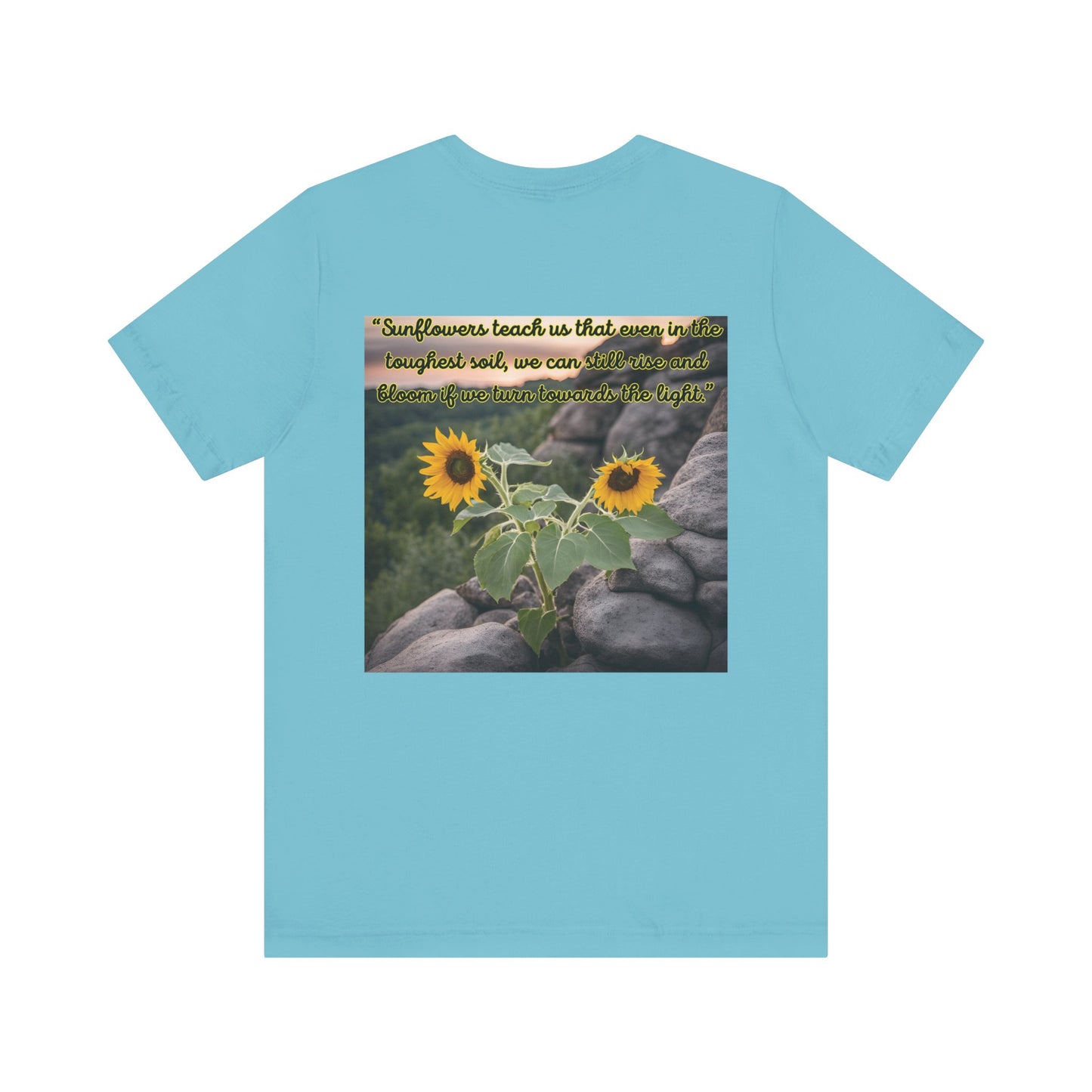 "Sunflower - Rise" Unisex Jersey Short Sleeve Tee 2