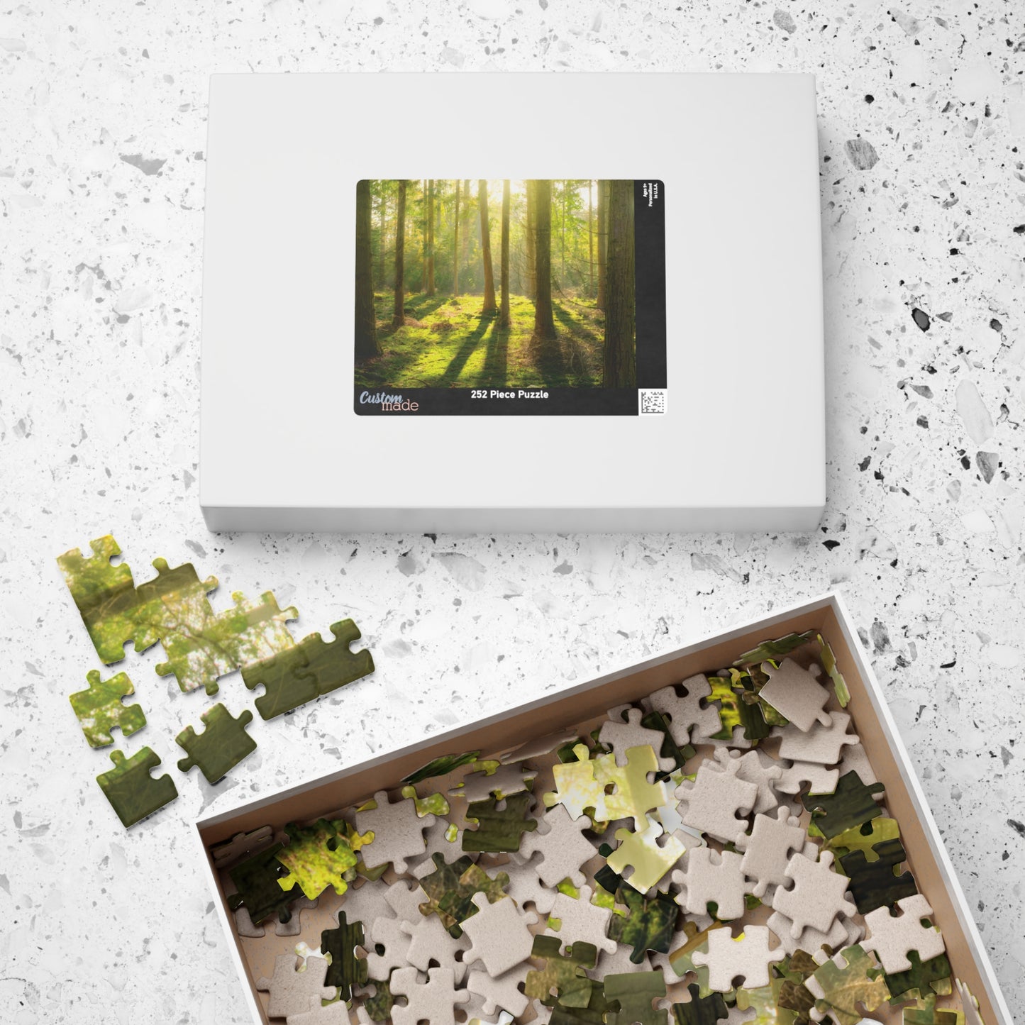 Horizontal "Mossy Woodland" Puzzle (110, 252, 520, 1014-piece)