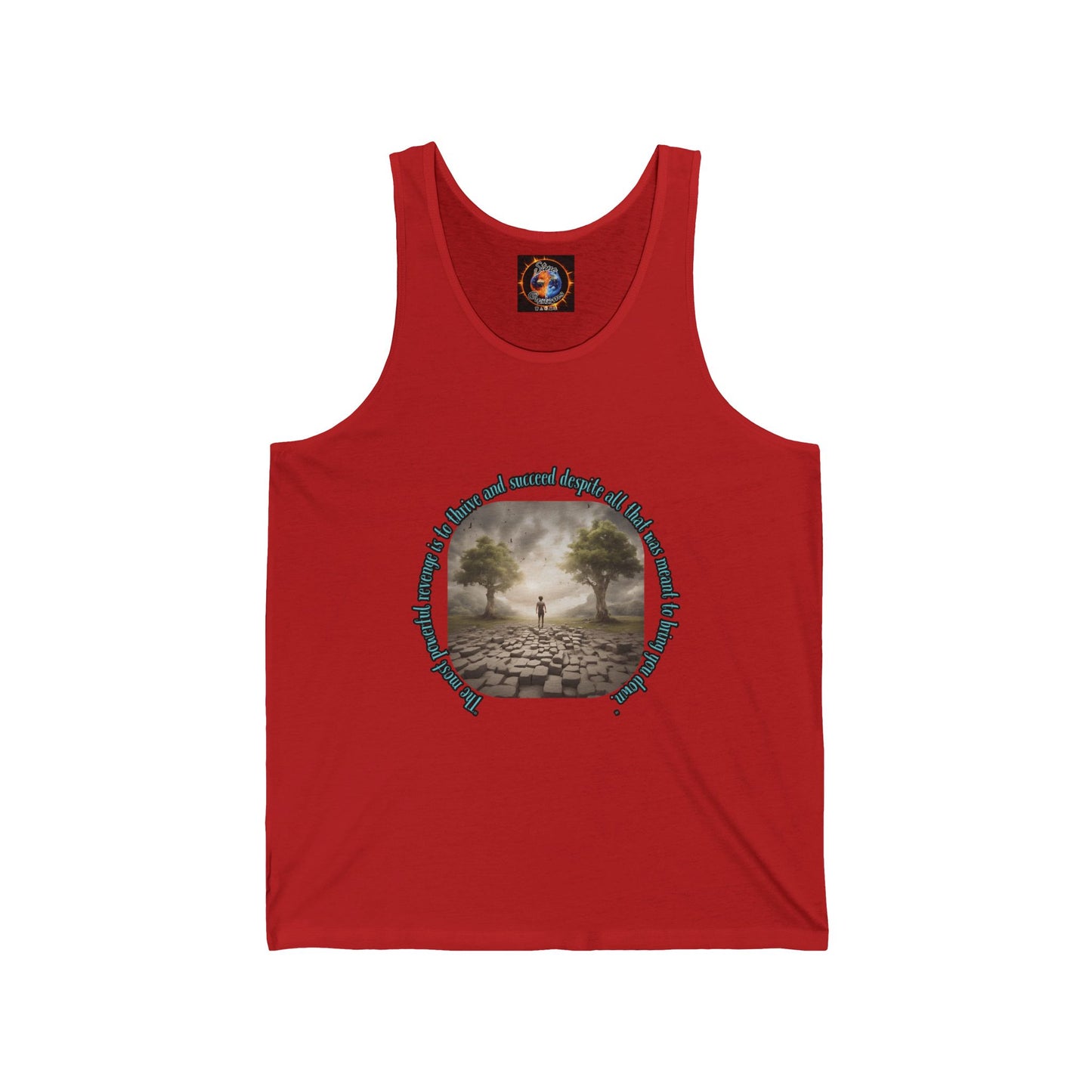 "The Best Revenge" Unisex Jersey Tank