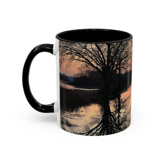 “Reflection At Sunset” Accent Coffee Mug (11, 15oz)
