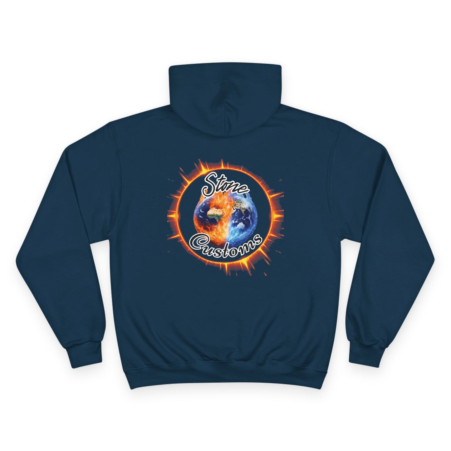 Fun & Unique Champion Hoodie - "I'm Extremely Unstable! Run!!" with “Stone Customs” Logo on back