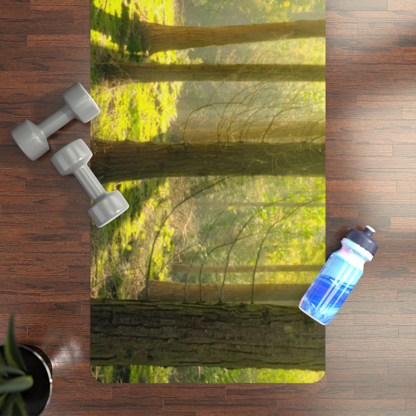 "Mossy Woodland" Rubber Yoga Mat