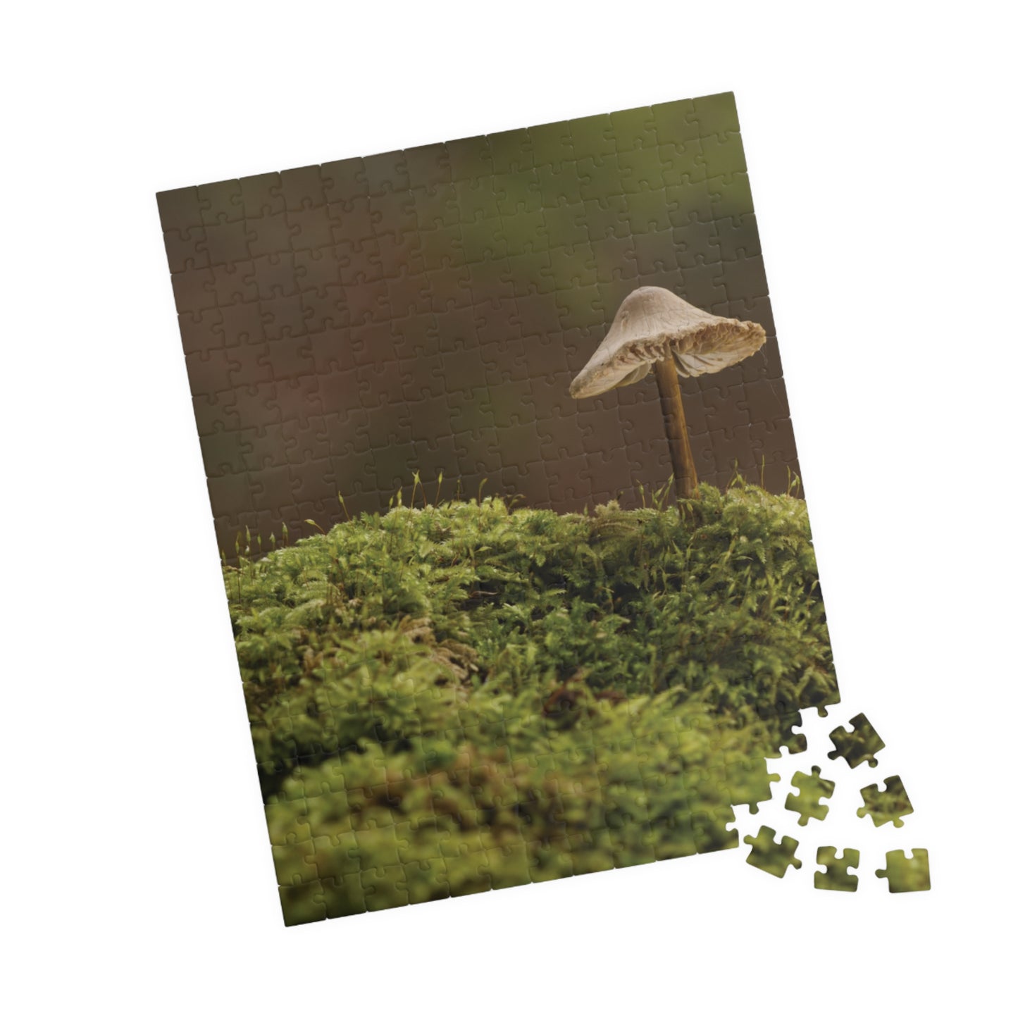 Vertical "Mushroom on Mossy Mound" Puzzle (110, 252, 520, 1014-piece)