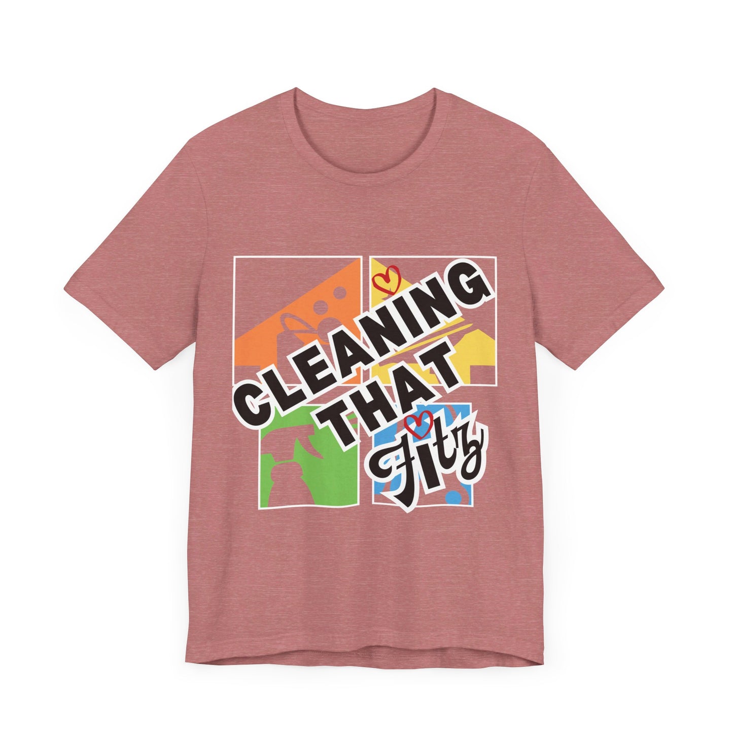 "Cleaning That Fitz" Logo Unisex Jersey Short Sleeve Tee