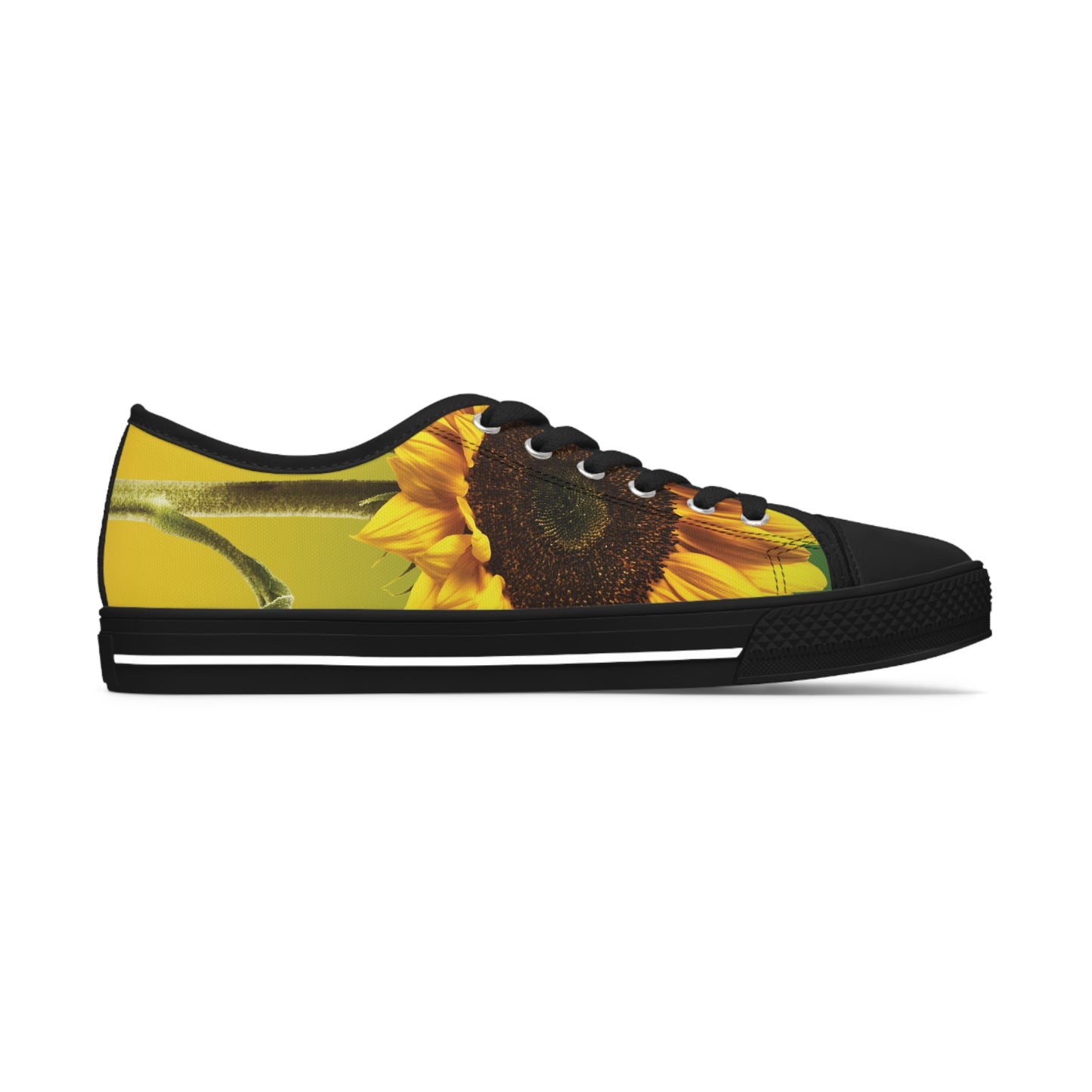 "Sunflower" Women's Low Top Sneakers