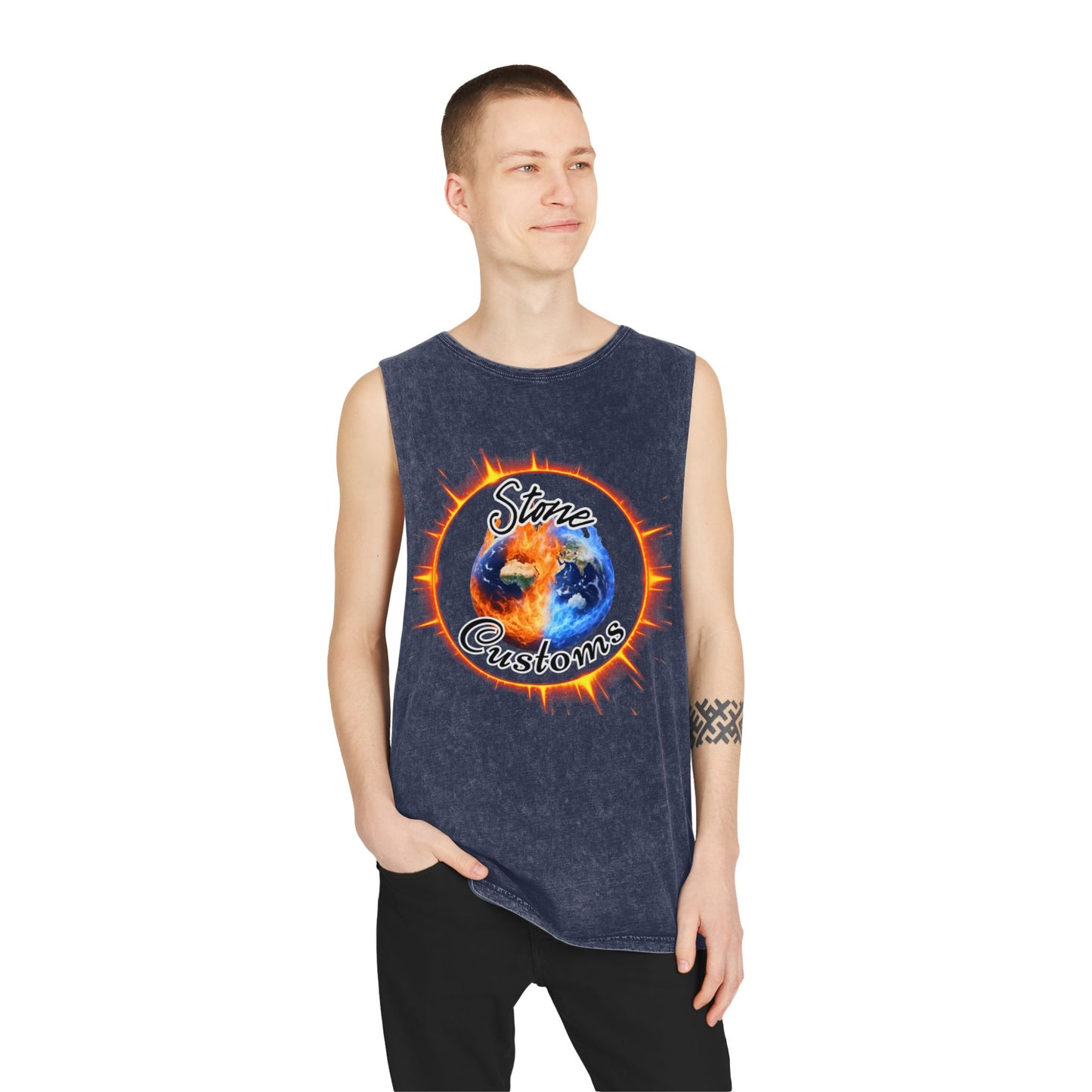 "Stone Customs" Unisex Stonewash Tank Top