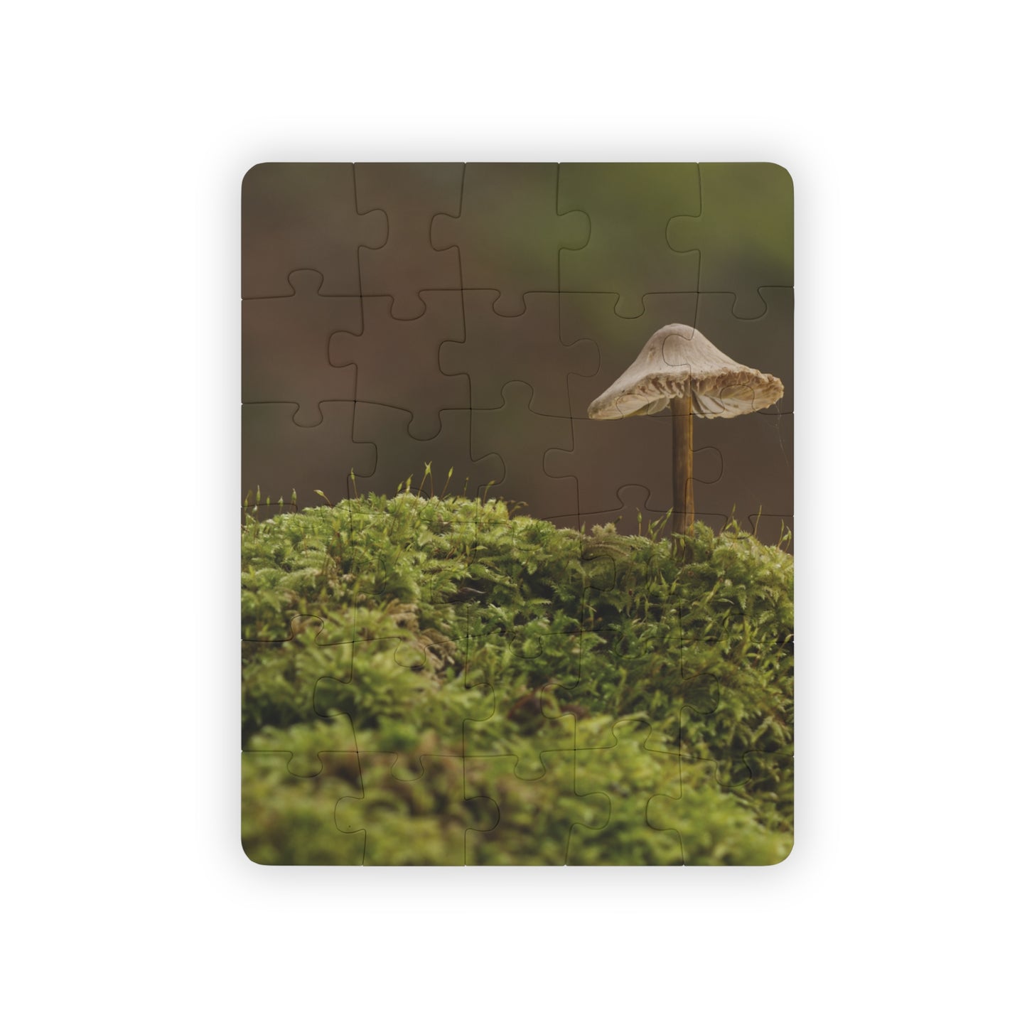 "Mushroom on Mossy Mound" Kids' Puzzle, 30-Piece