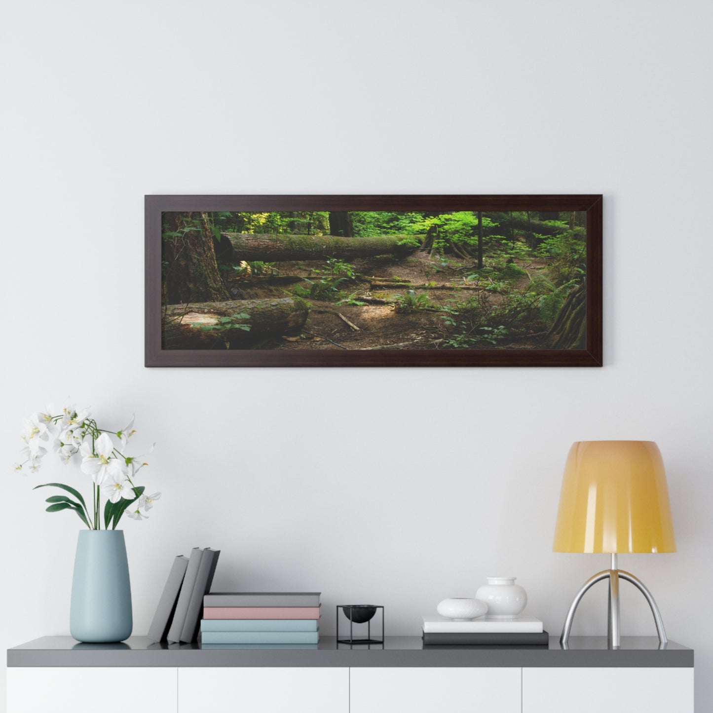 "Fallen Tree" Framed Horizontal Poster