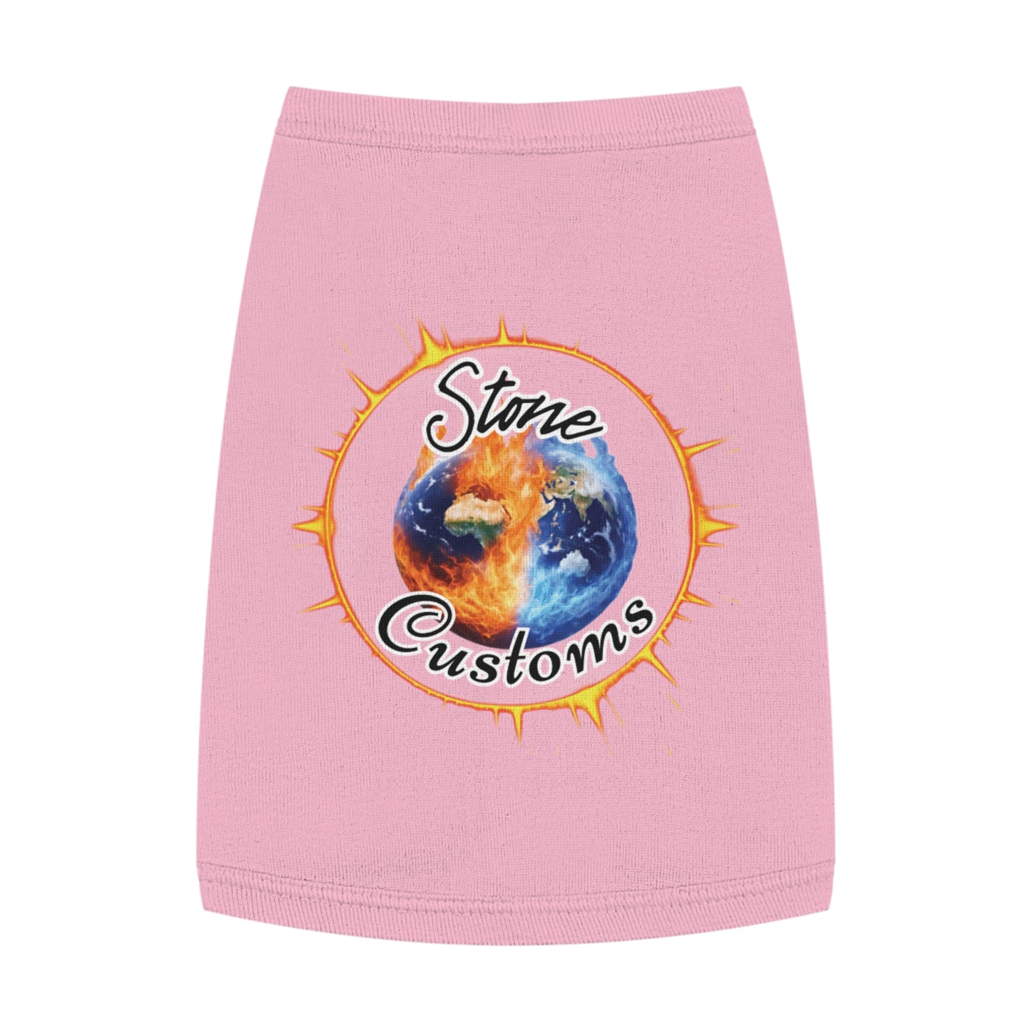 "Stone Customs" Logo Pet Tank Top