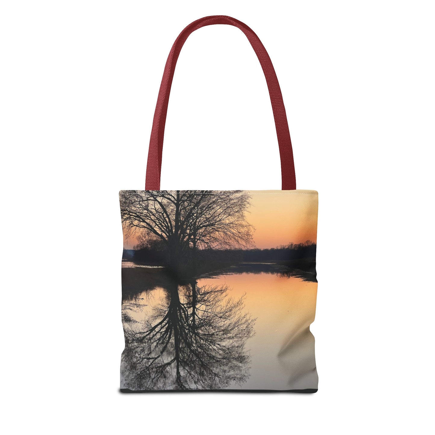 “Reflection At Sunset” Tote Bag (AOP)