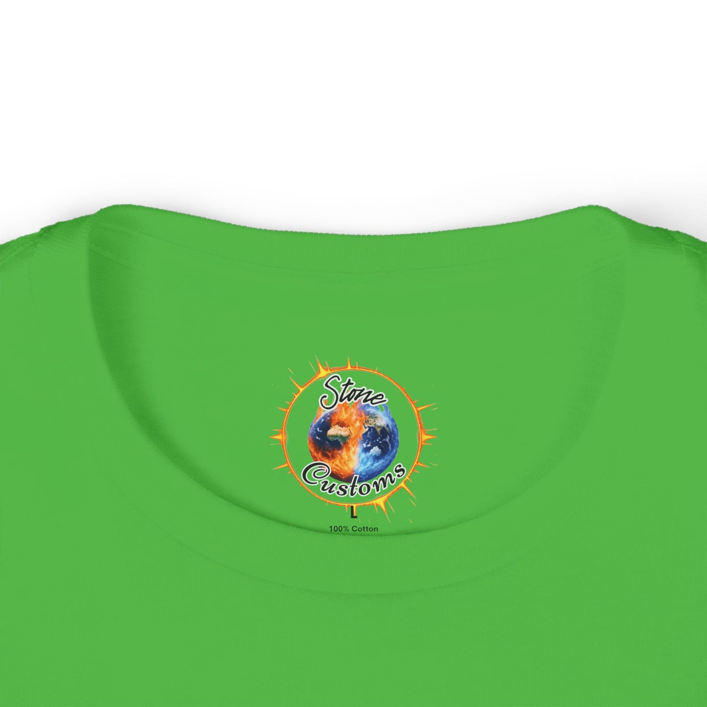 "Stone Customs" Logo on Back Kids Fine Jersey Tee