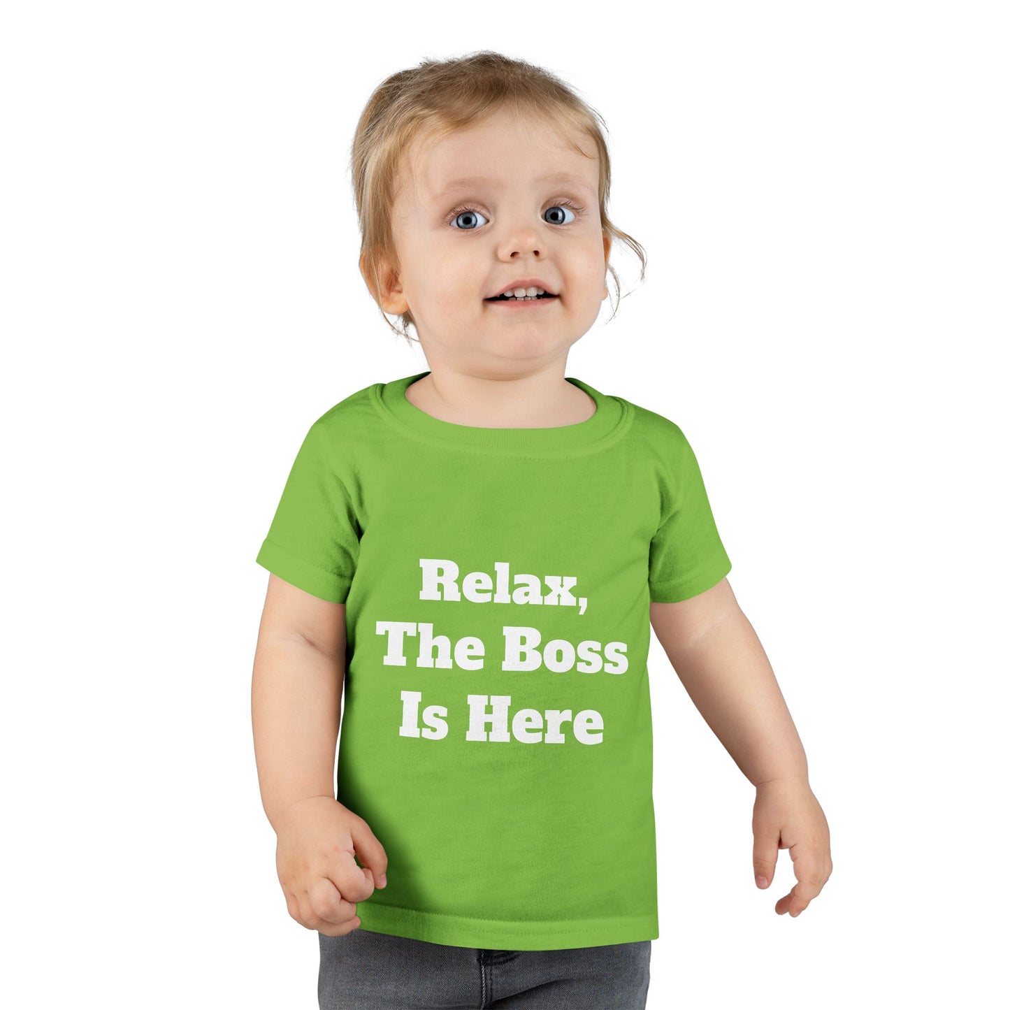 "Relax" Toddler T-shirt w/Logo on Back