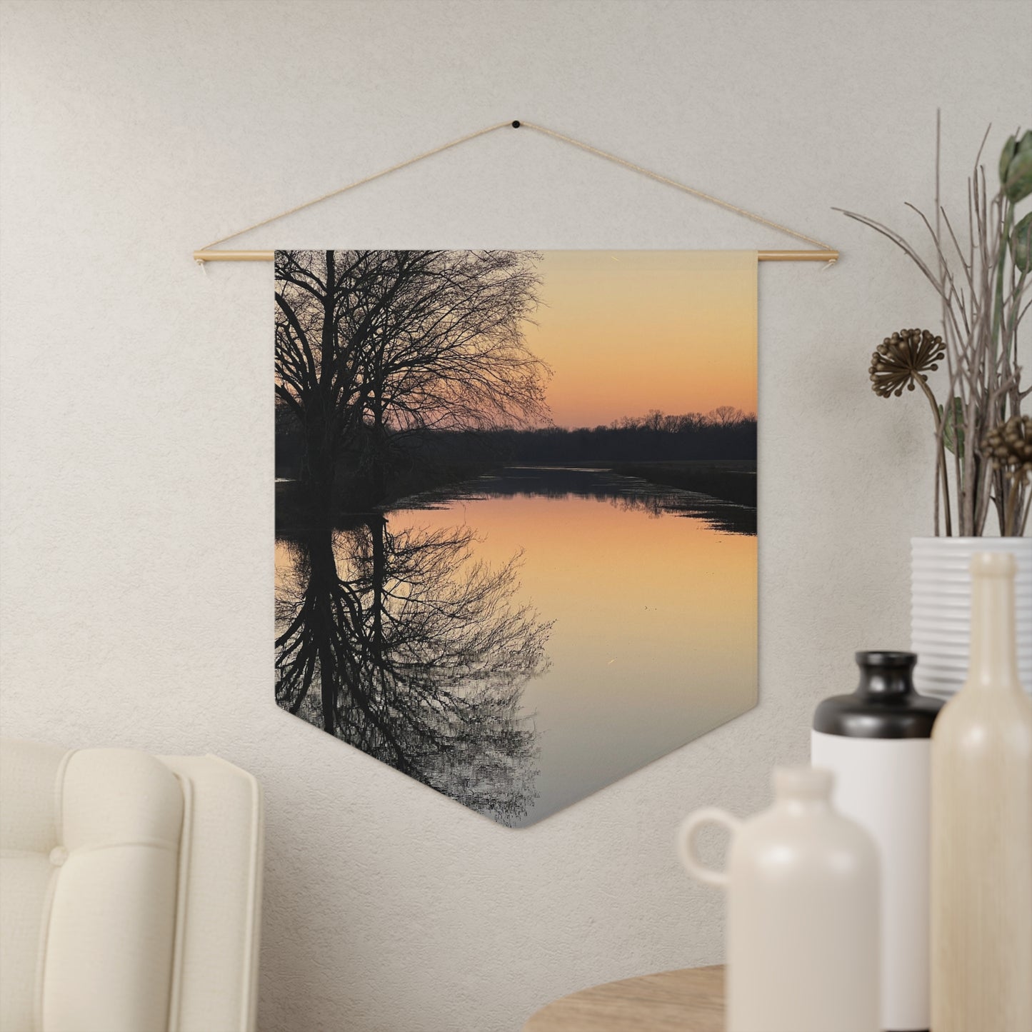 “Reflection At Sunset” Pennant