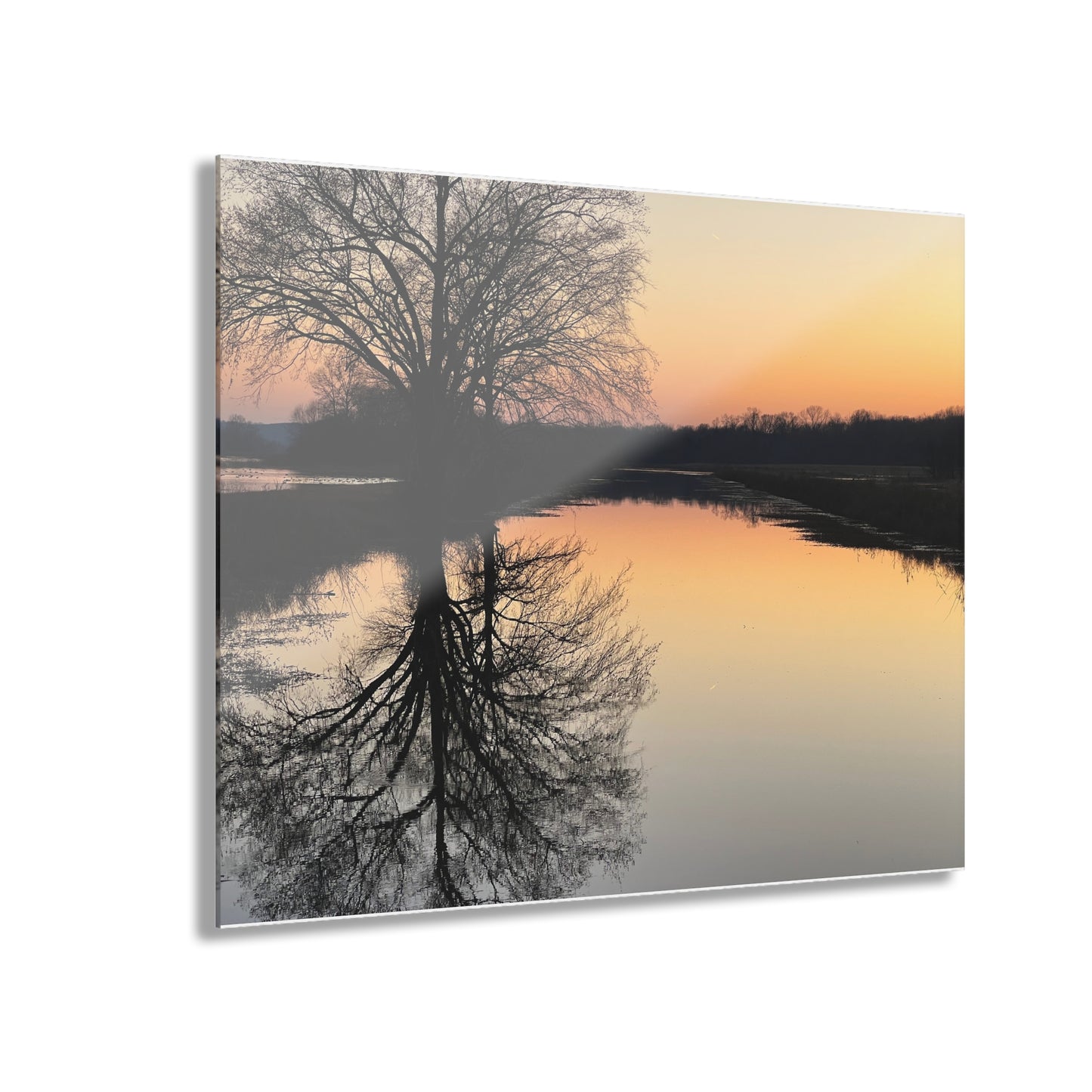 “Reflection At Sunset” Acrylic Prints (French Cleat Hanging)