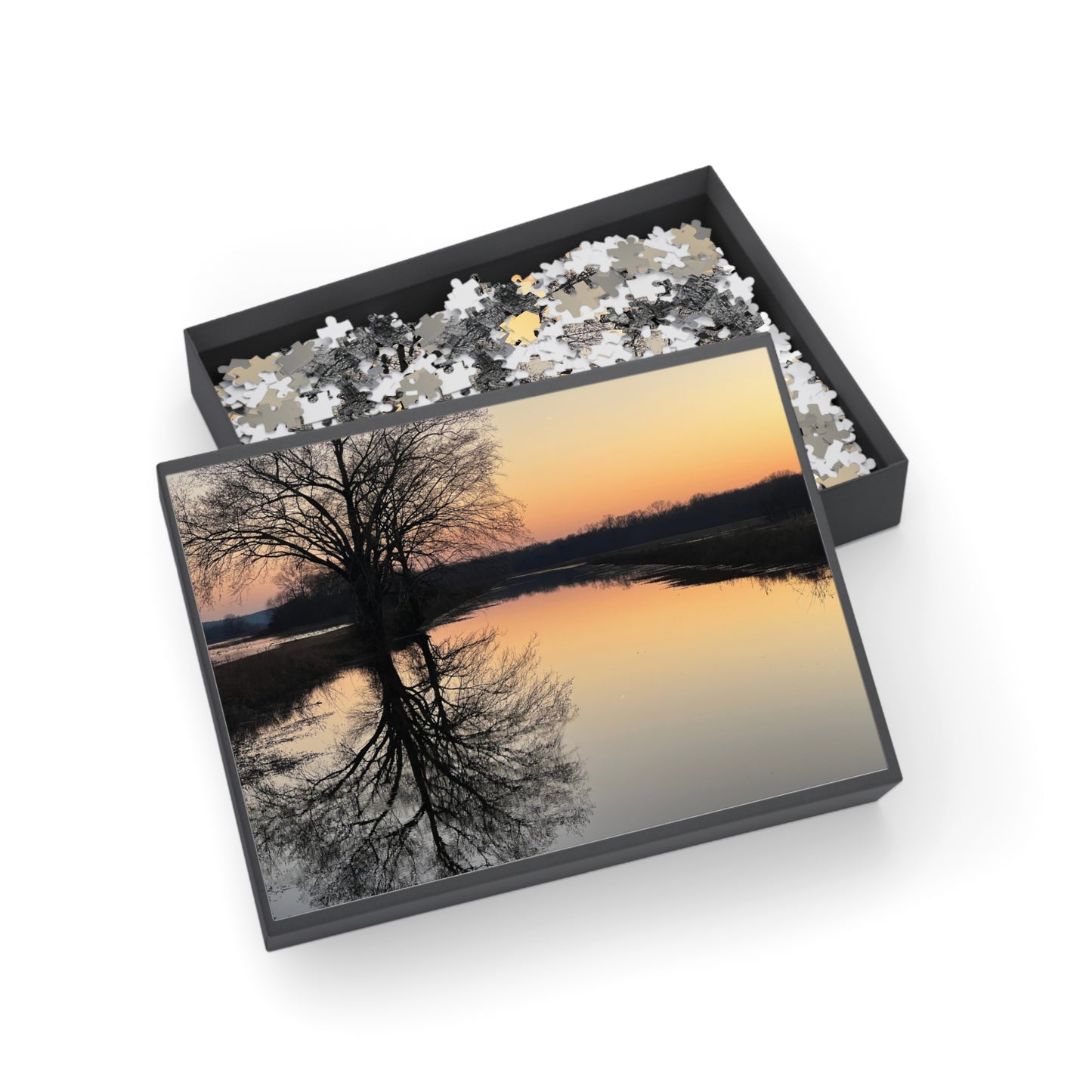 “Reflection At Sunset” Puzzle (96, 252, 500, 1000-Piece)