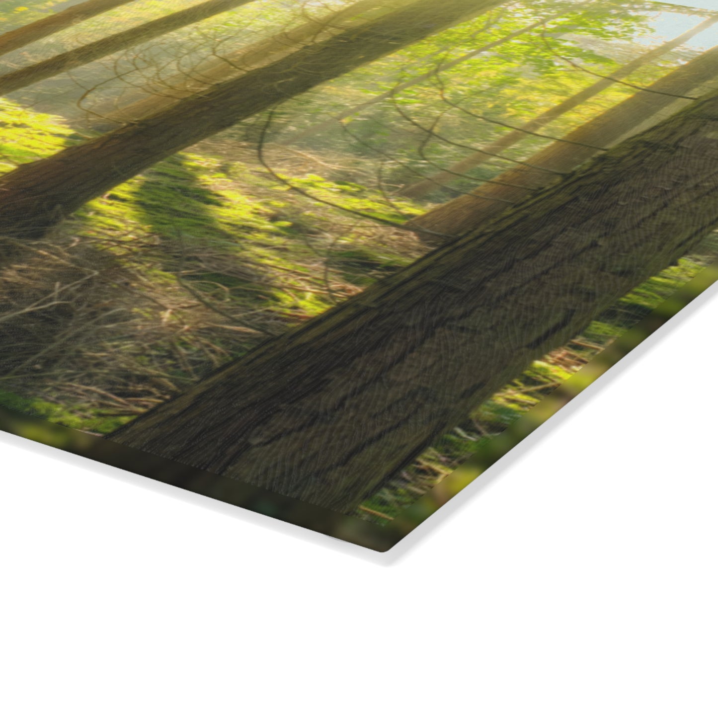 "Mossy Woodland" Glass Cutting Board