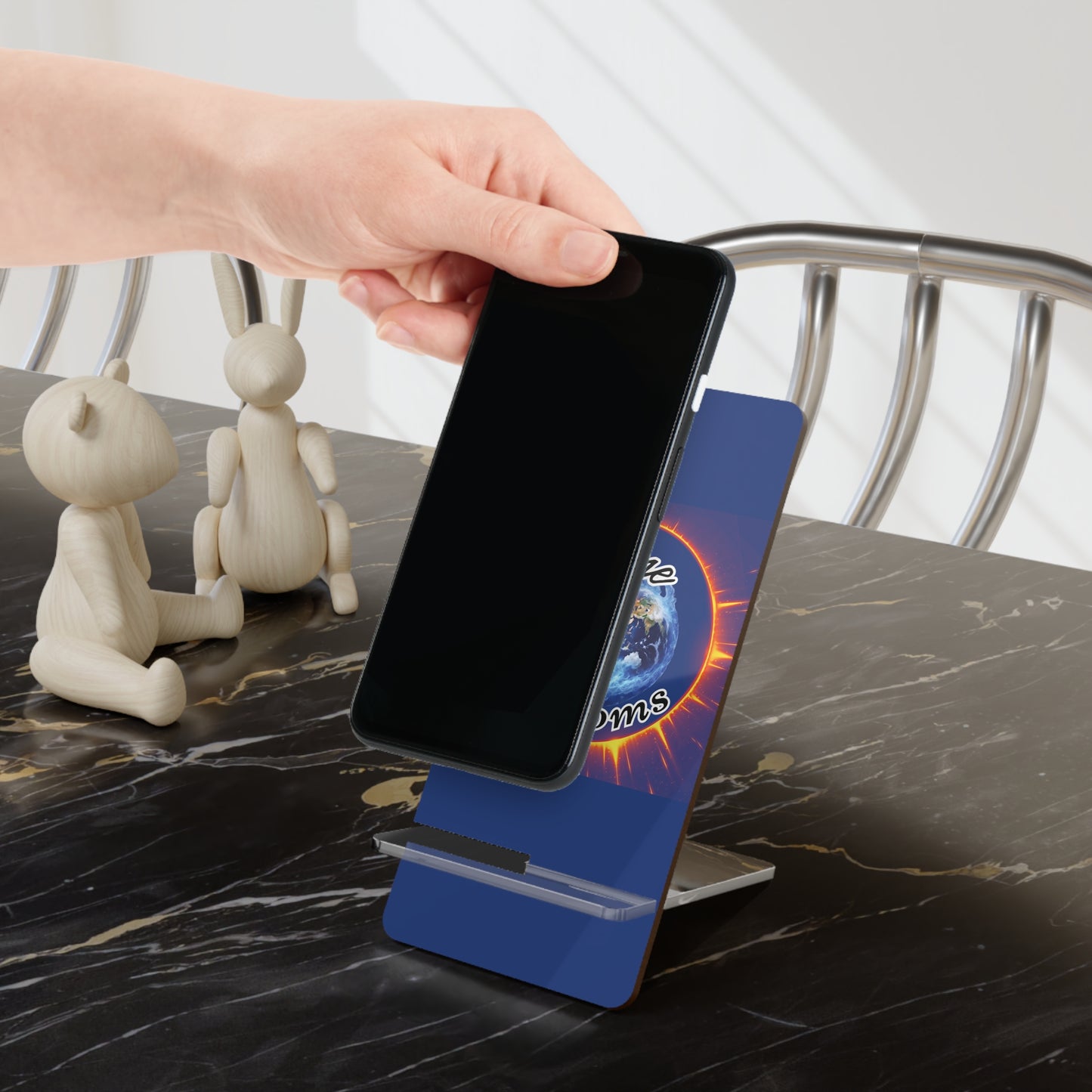 Mobile Display Stand for Smartphones (Blue)