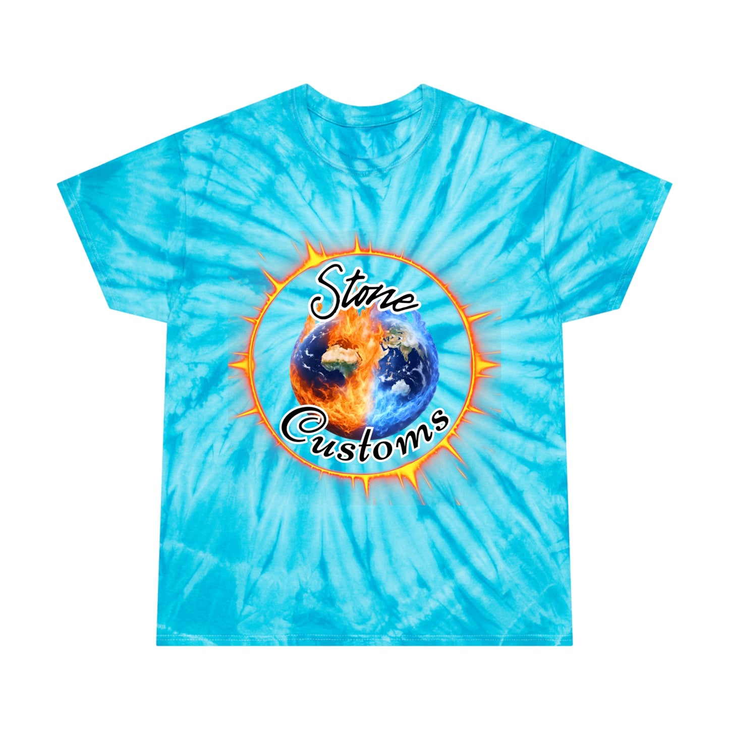 "Stone Customs" Tie-Dye Tee, Cyclone