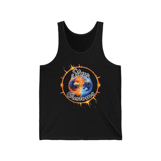 Front Logo, Unisex Jersey Tank