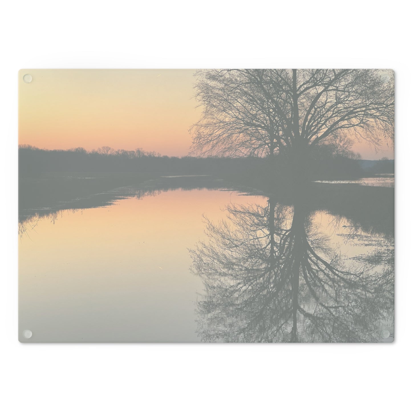 "Reflections At Sunset" Cutting Board