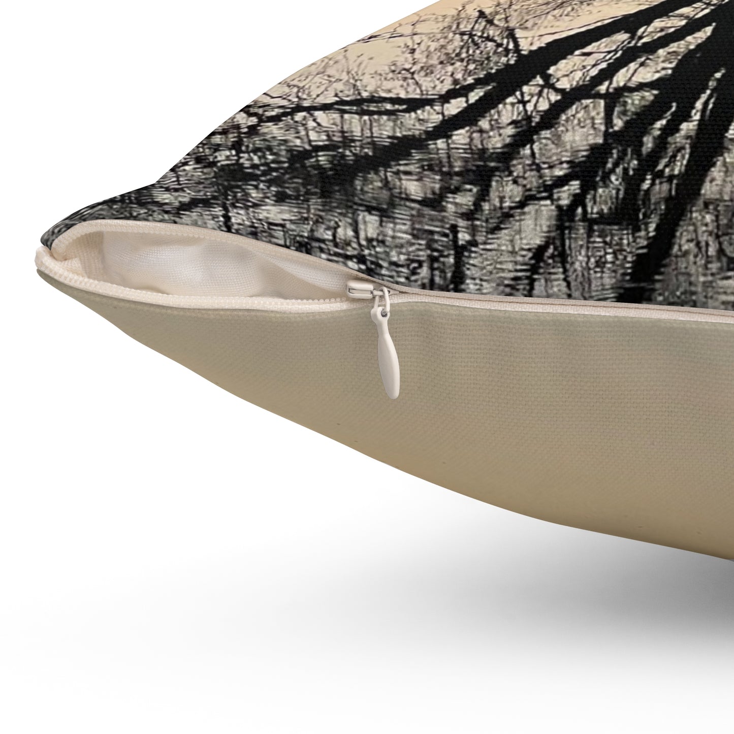 “Reflection At Sunset” Spun Polyester Square Pillow