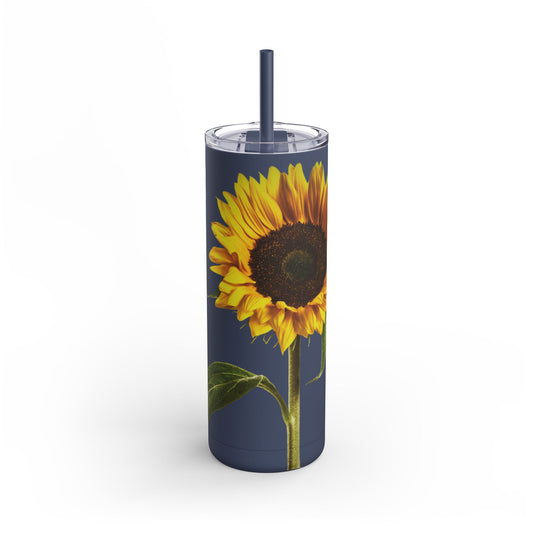 "Sunflower" Maars Maker Skinny Matte Tumbler, 20oz