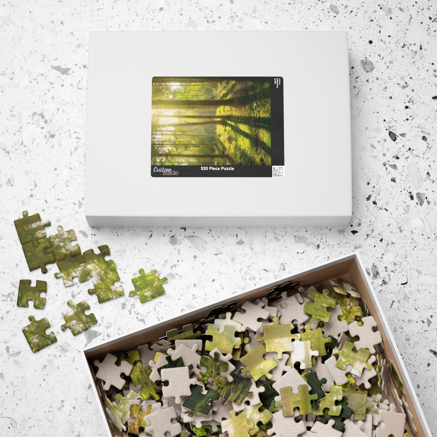 Vertical "Mossy Woodland" Puzzle (110, 252, 520, 1014-piece)