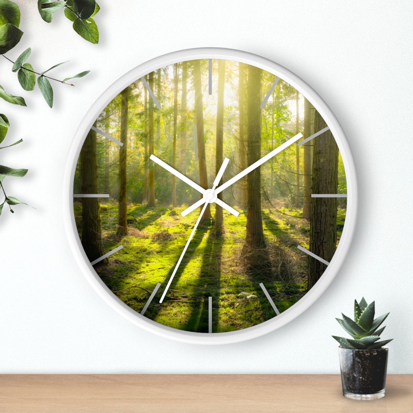 "Mossy Woodland" Wall Clock