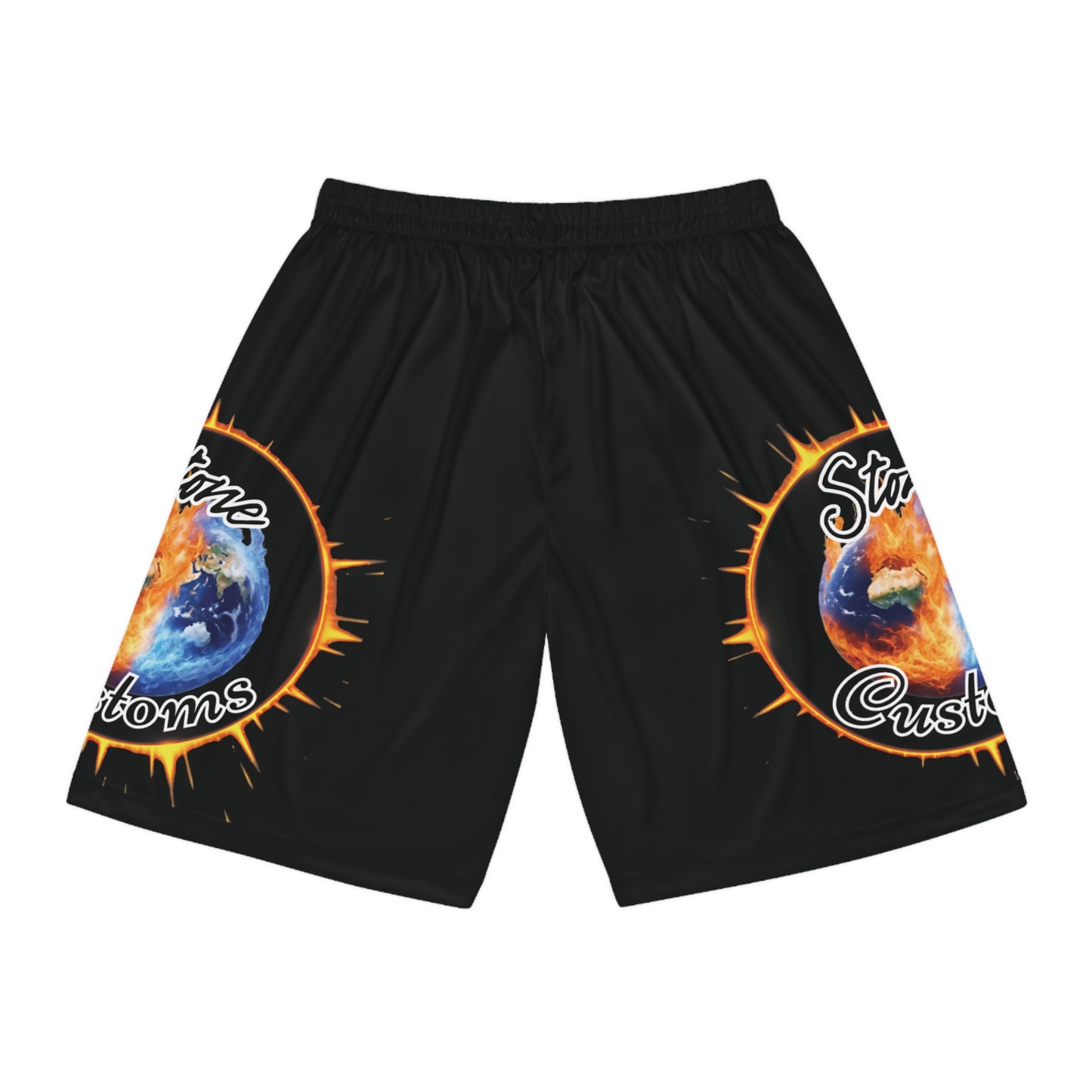 "Stone Customs" Basketball Shorts (AOP)