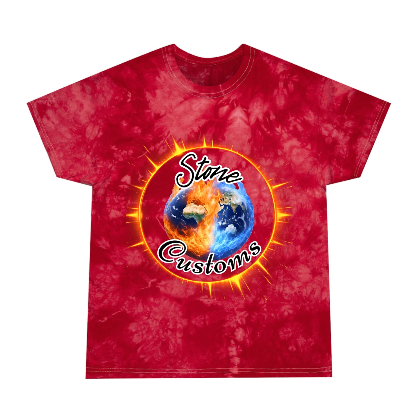 "Stone Customs" Tie-Dye Tee, Crystal