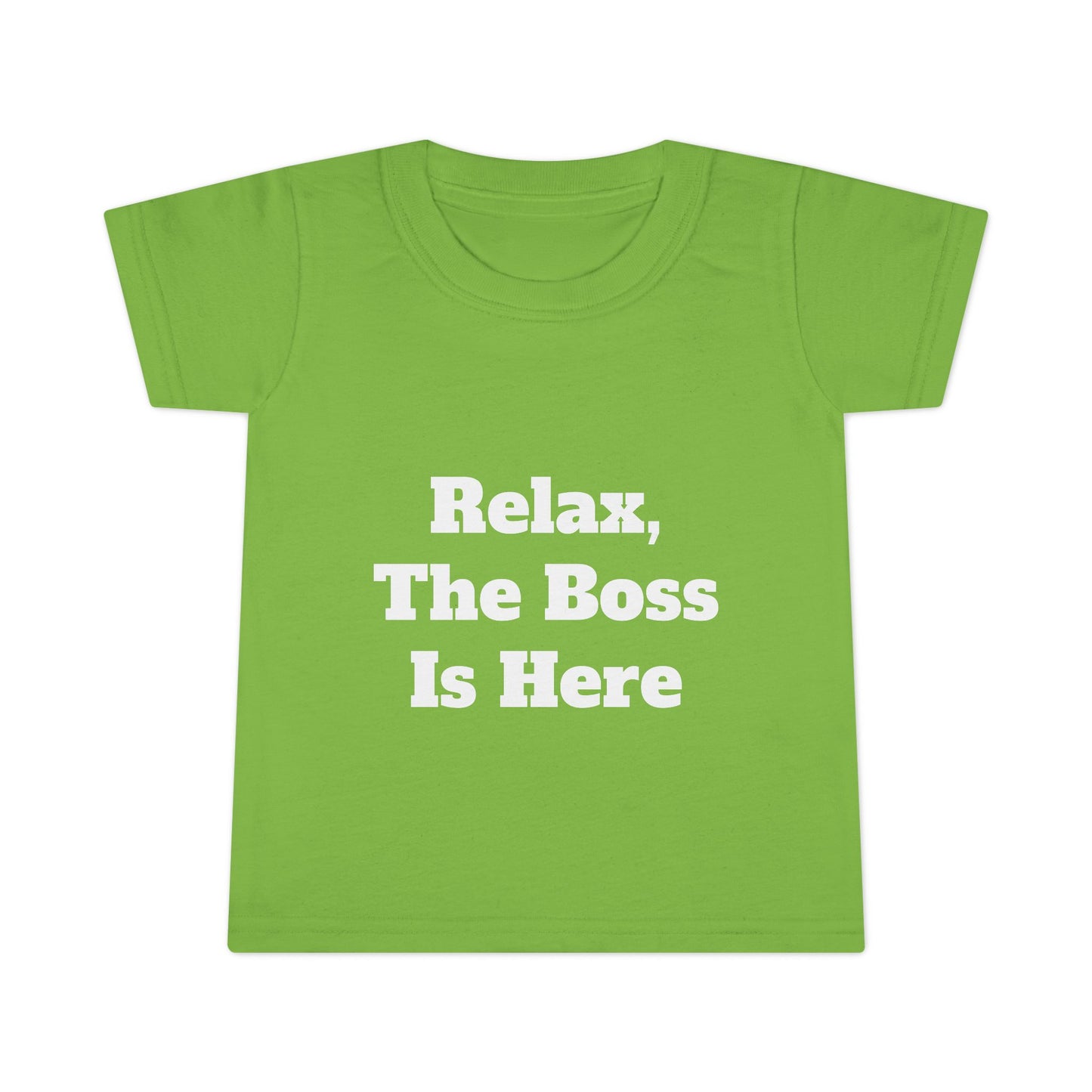 "Relax" Toddler T-shirt w/Logo on Back