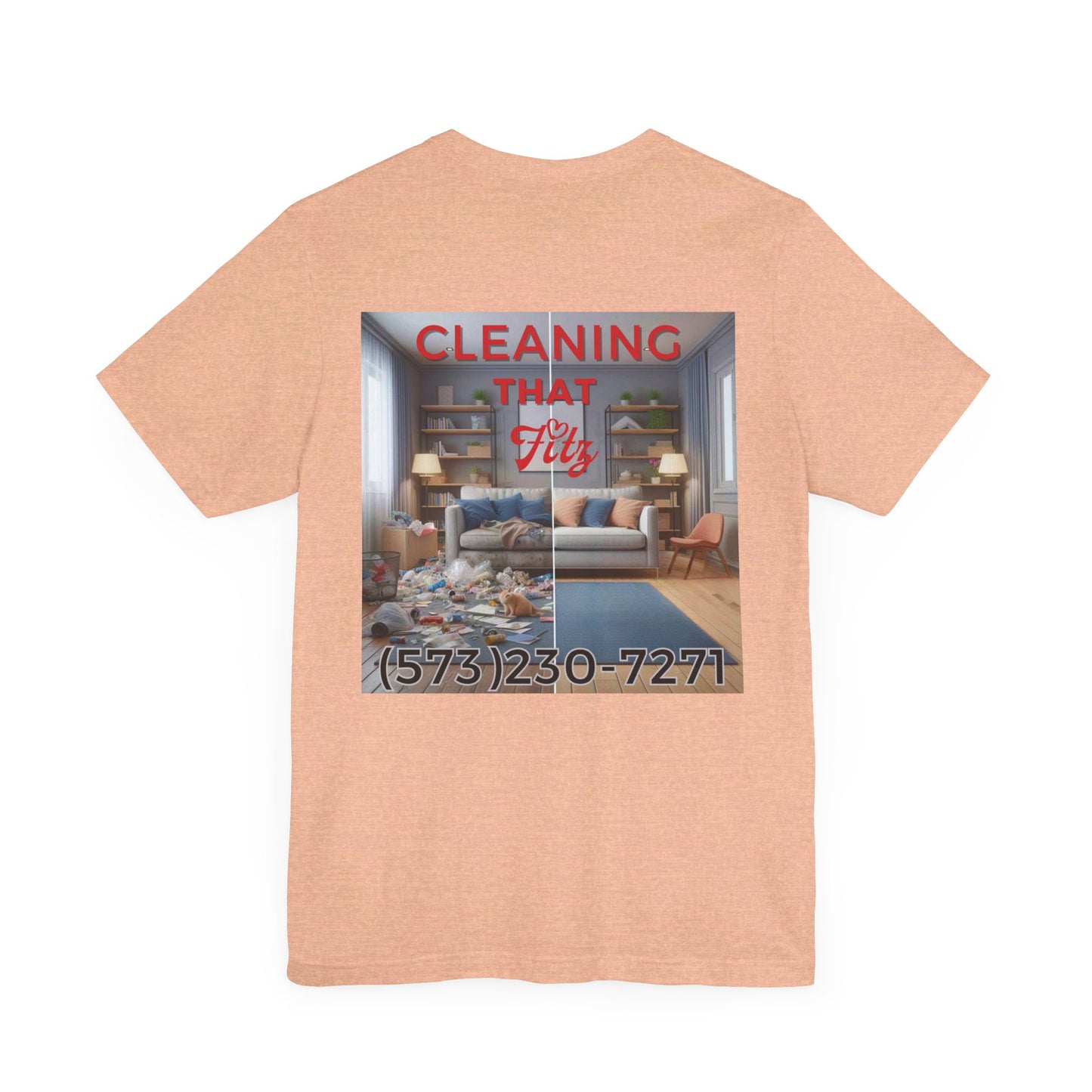 "Cleaning That Fitz" Logo Unisex Jersey Short Sleeve Tee