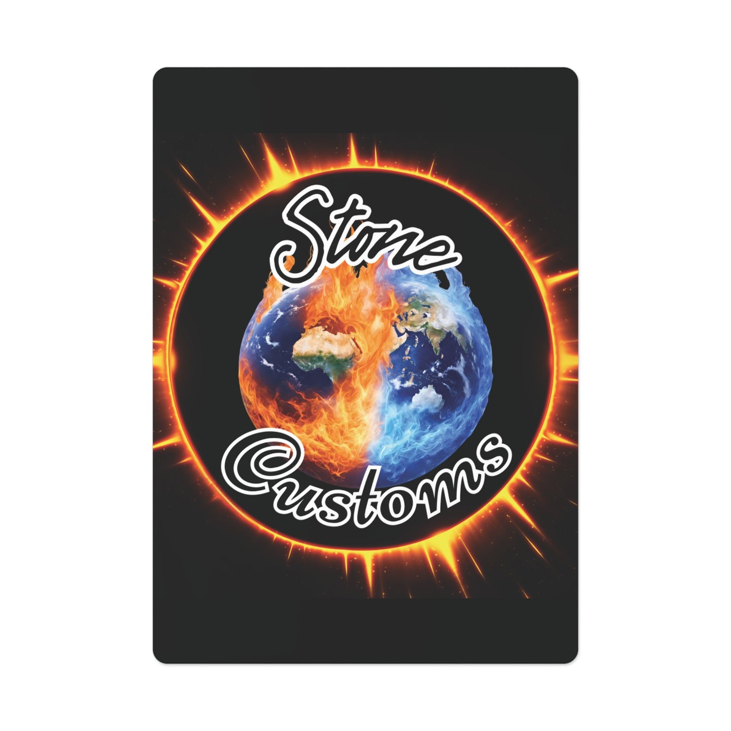 "Stone Customs" Poker Cards