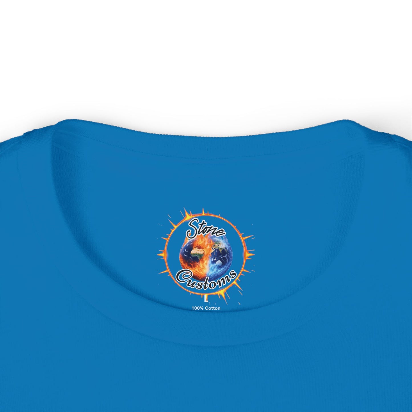 "Stone Customs" Logo on Back Kids Fine Jersey Tee