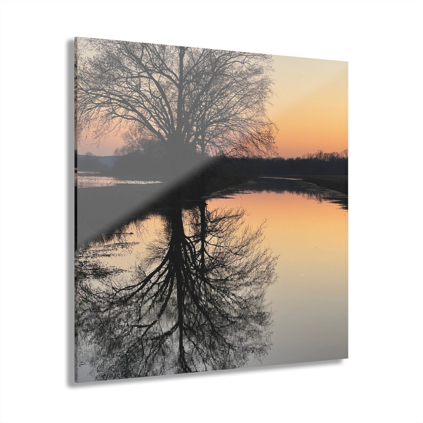 “Reflection At Sunset” Acrylic Prints (French Cleat Hanging)