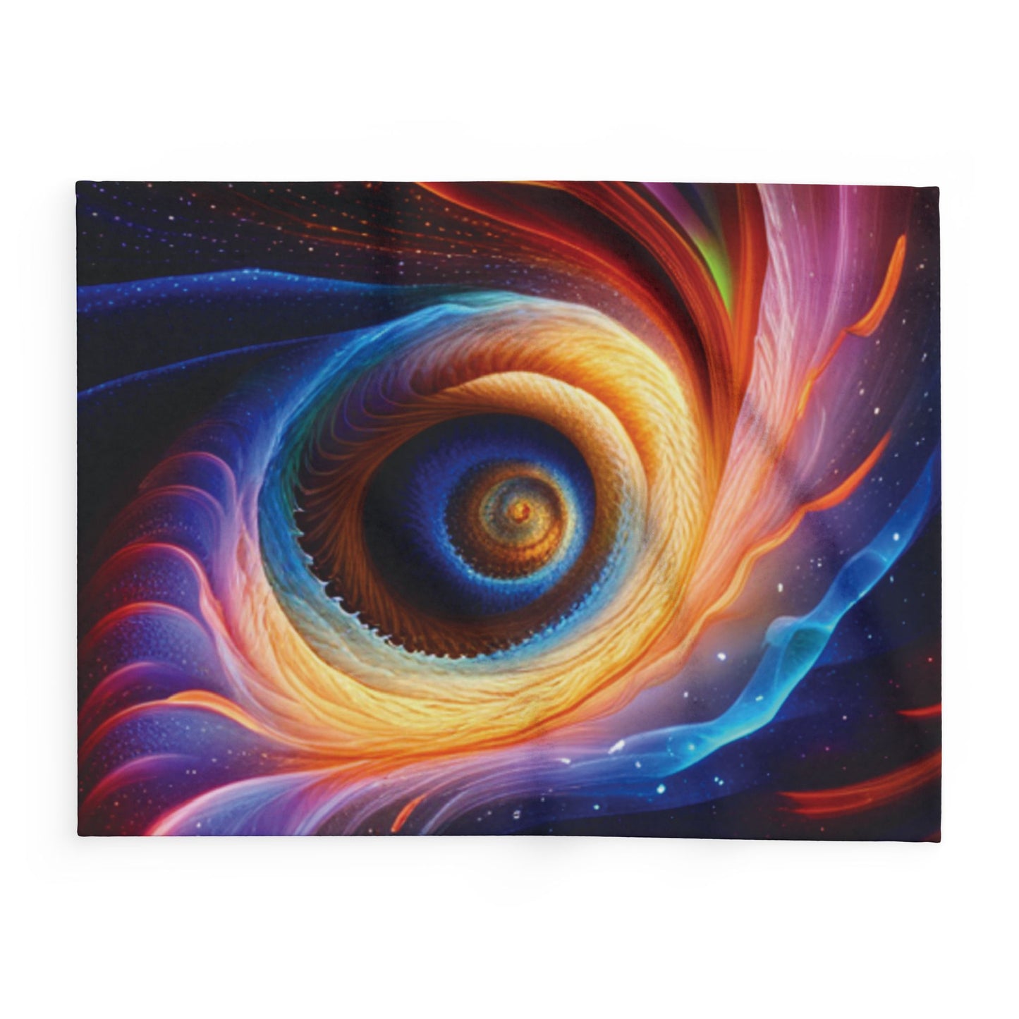 "Cosmic Spiral" Arctic Fleece Blanket