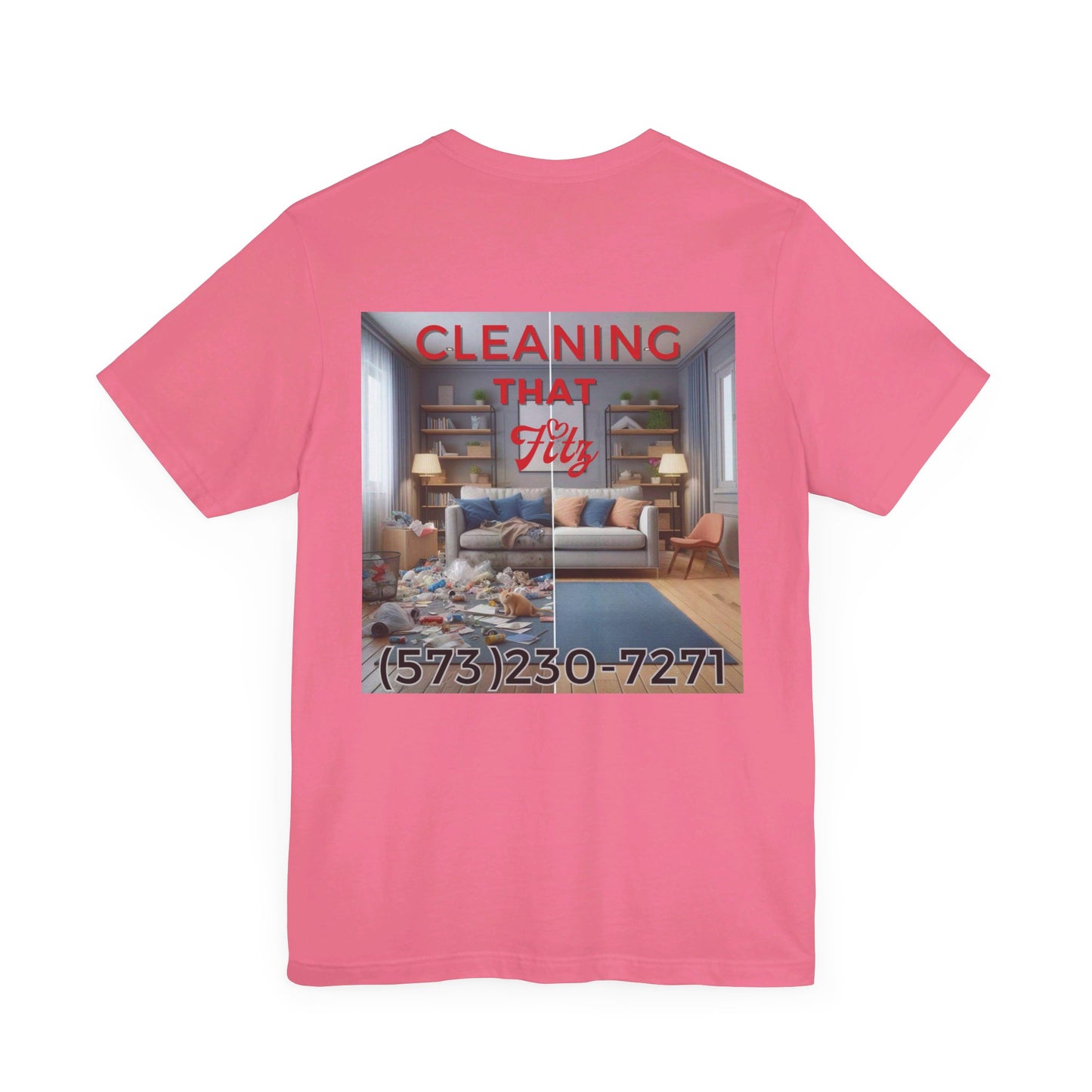 "Cleaning That Fitz" Logo Unisex Jersey Short Sleeve Tee