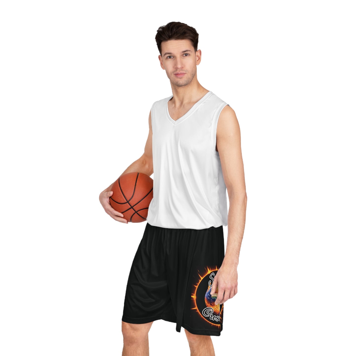 "Stone Customs" Basketball Shorts (AOP)