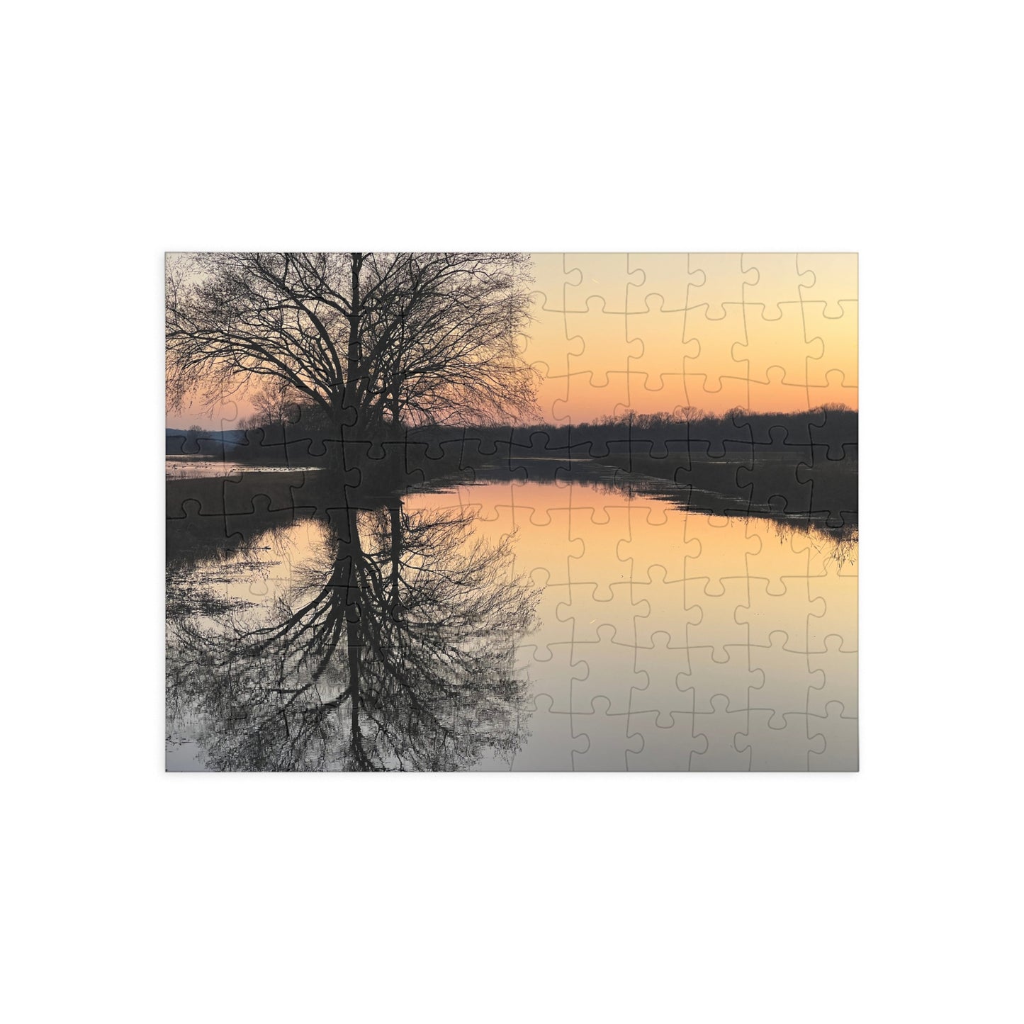 “Reflection At Sunset” Puzzle (96, 252, 500, 1000-Piece)