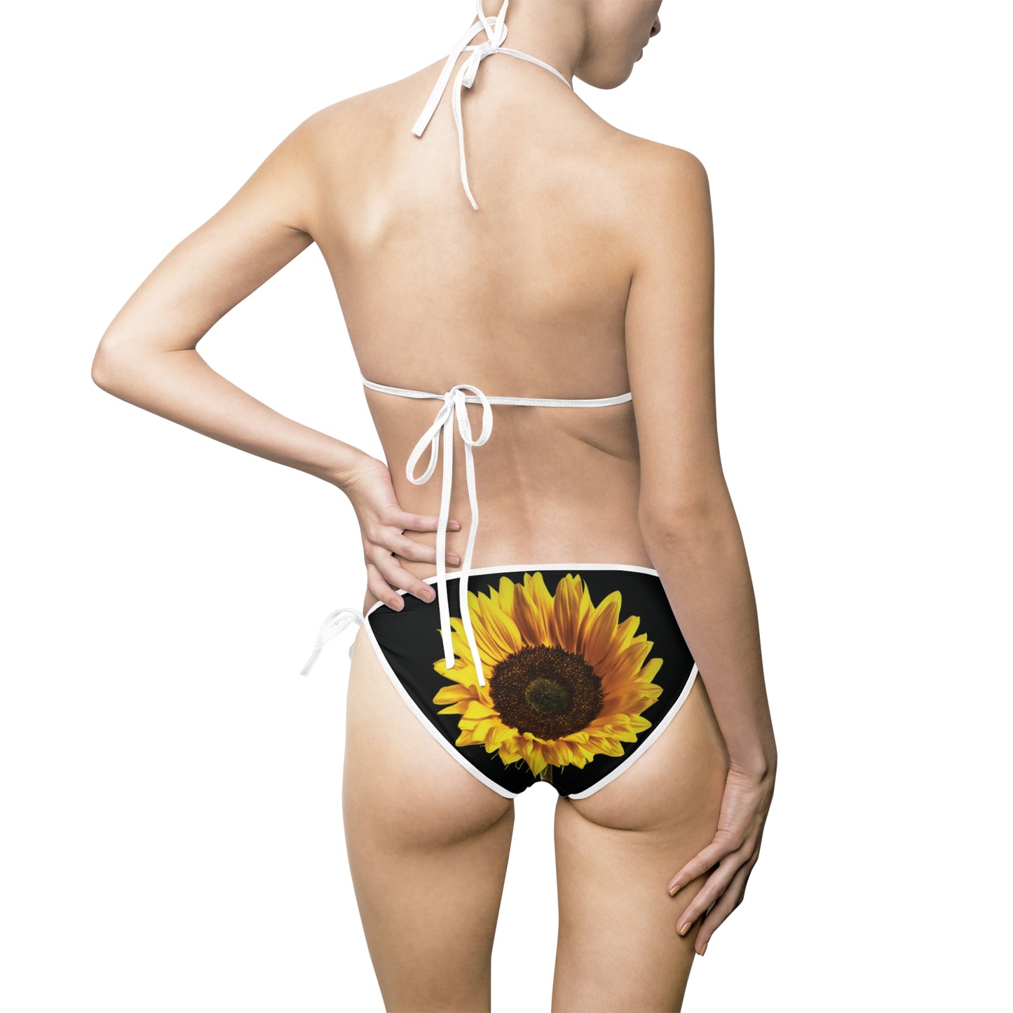 "Single Sunflower" Women's Bikini Swimsuit (AOP)