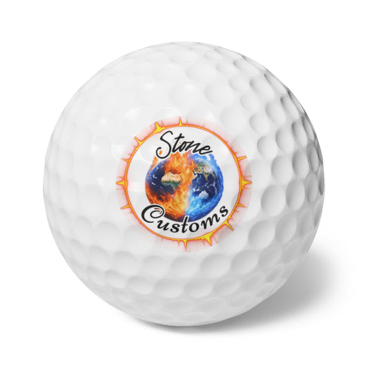 "Stone Customs" Golf Balls, 6pcs