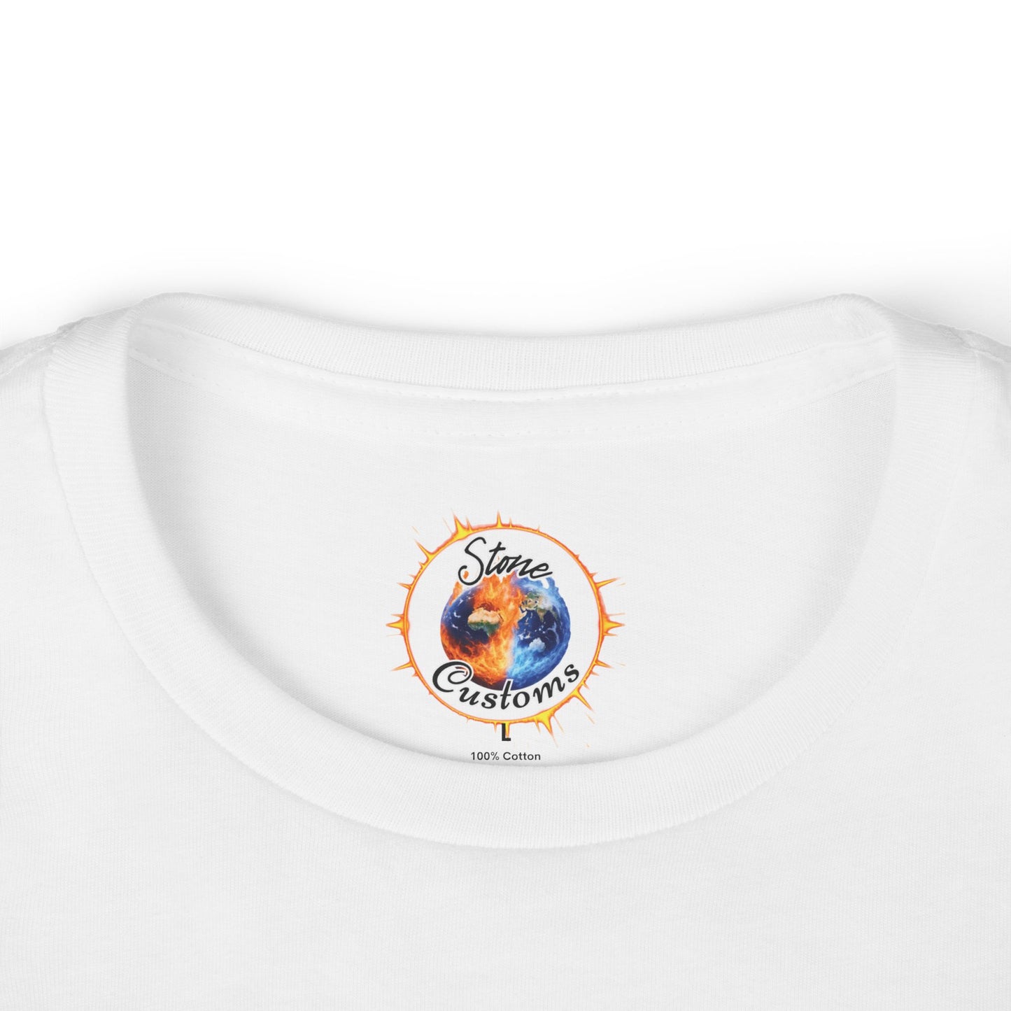 "Stone Customs" Logo on Back Kids Fine Jersey Tee