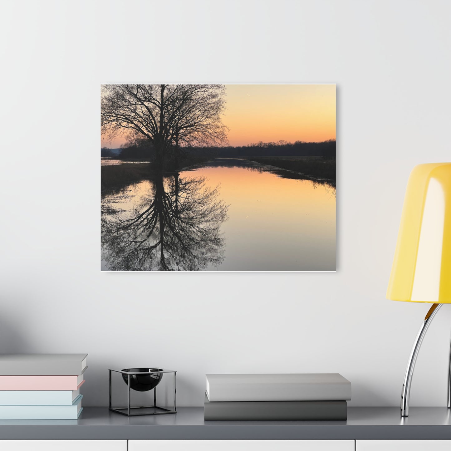 “Reflection At Sunset” Acrylic Prints (French Cleat Hanging)