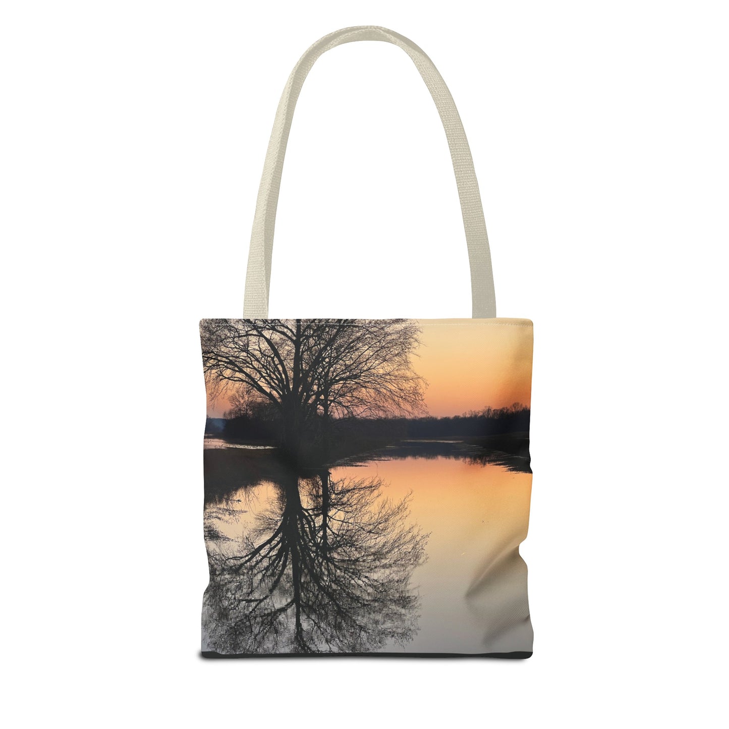 “Reflection At Sunset” Tote Bag (AOP)